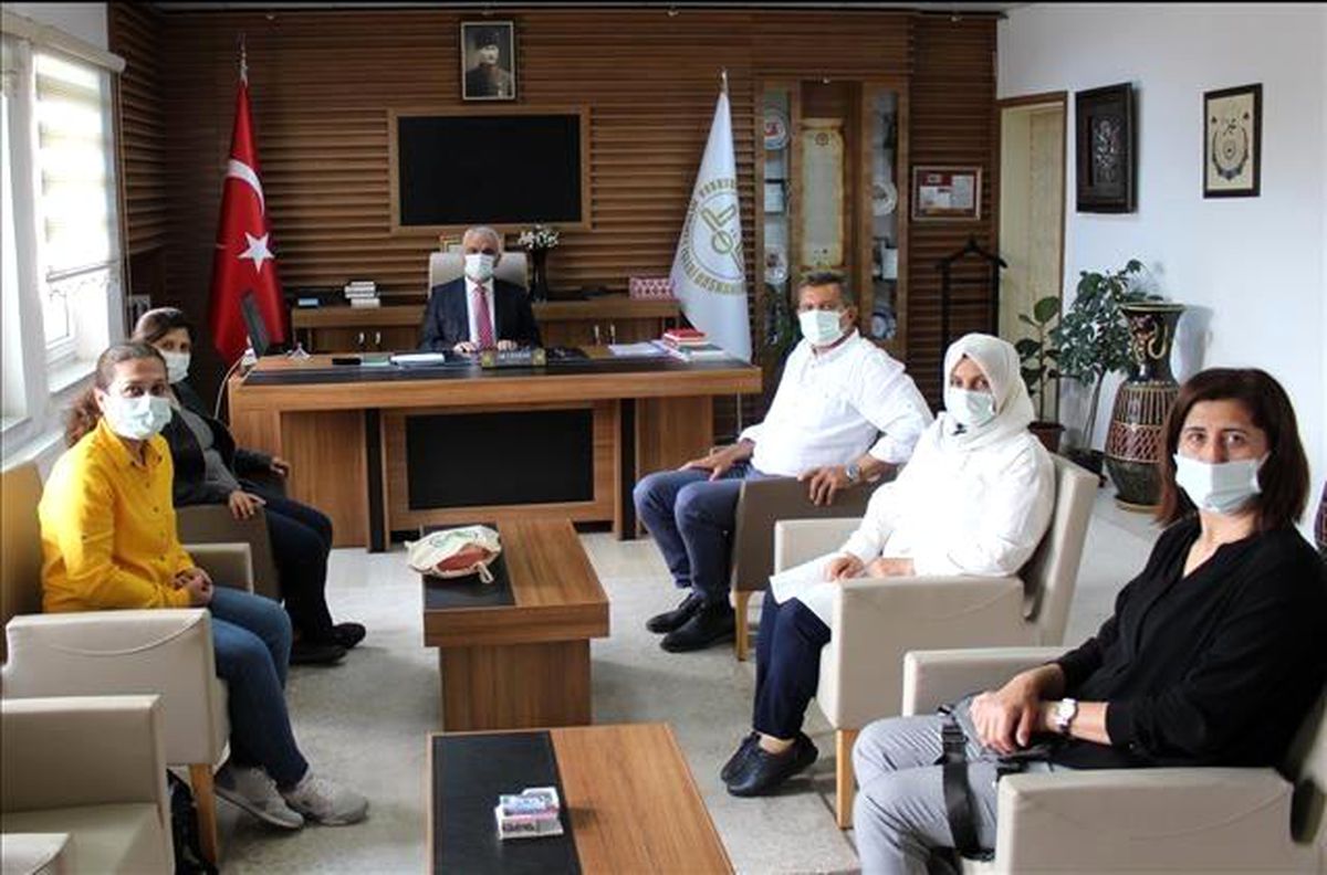 Kadın üreticilerden İl Müdürü Akyol\'a ziyaret