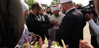 PODGORİCA - Diyanet İşleri Başkanı Erbaş, Karadağ'daki Mehmet Fatih Medresesi'nin mezuniyet törenine katıldı