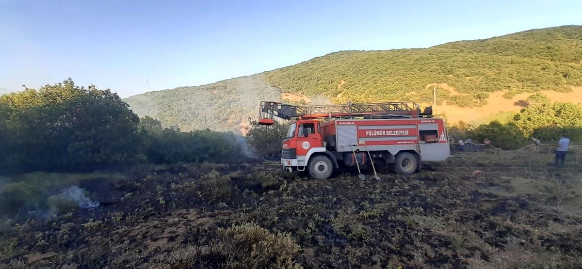 Tunceli\'de ormanlık alana sıçrayan yangın büyümeden söndürüldü