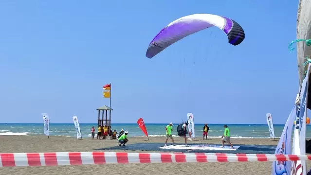 Türkiye Yamaç Paraşütü Hedef Şampiyonası 3. Etap Yarışması sona erdi