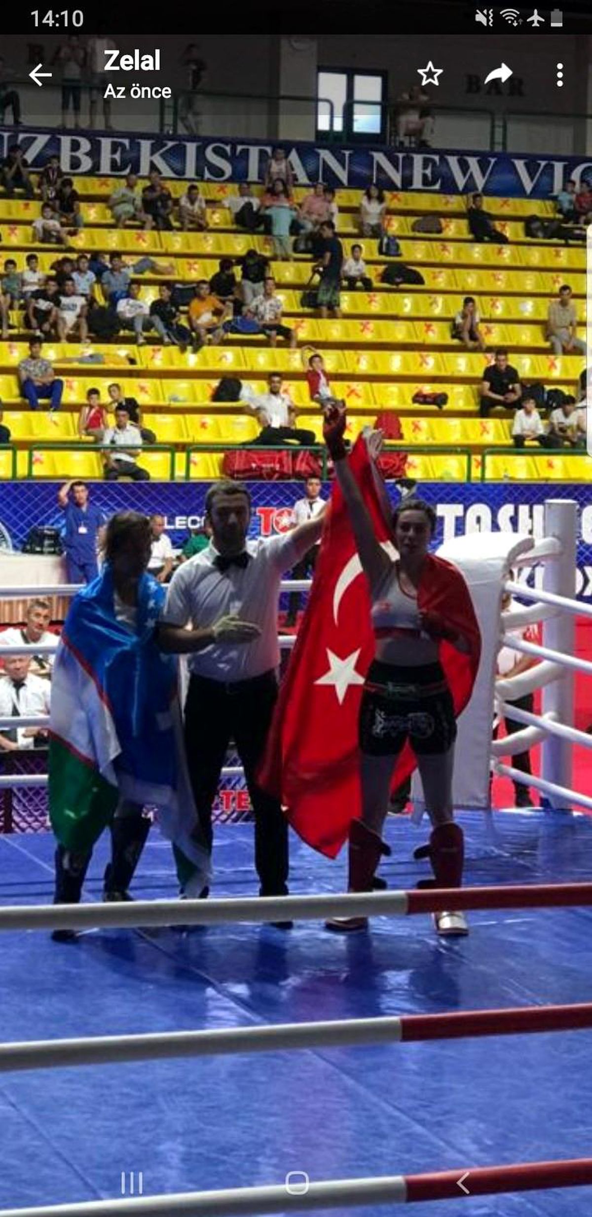 Zelal Şengür, Özbekistan\'da altın madalya aldı