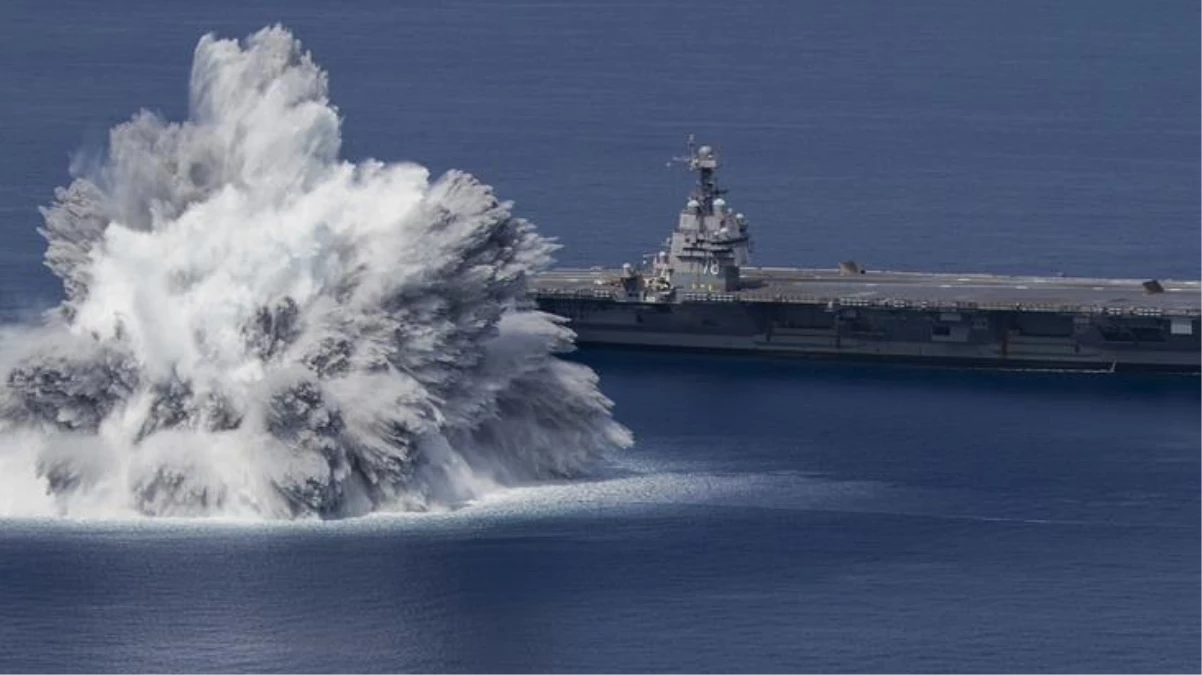 ABD Donanması, savaş gemisi patlayıcı tatbikatı yaparken 3.9 büyüklüğünde deprem yarattı