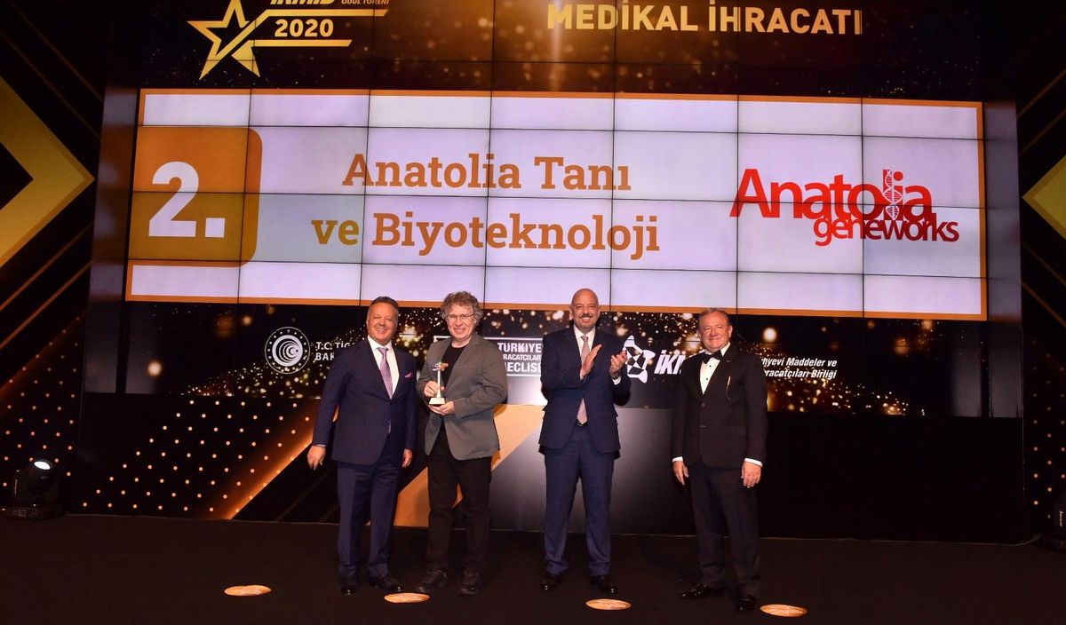 Anatolia Tanı\'ya ihracat ödülü