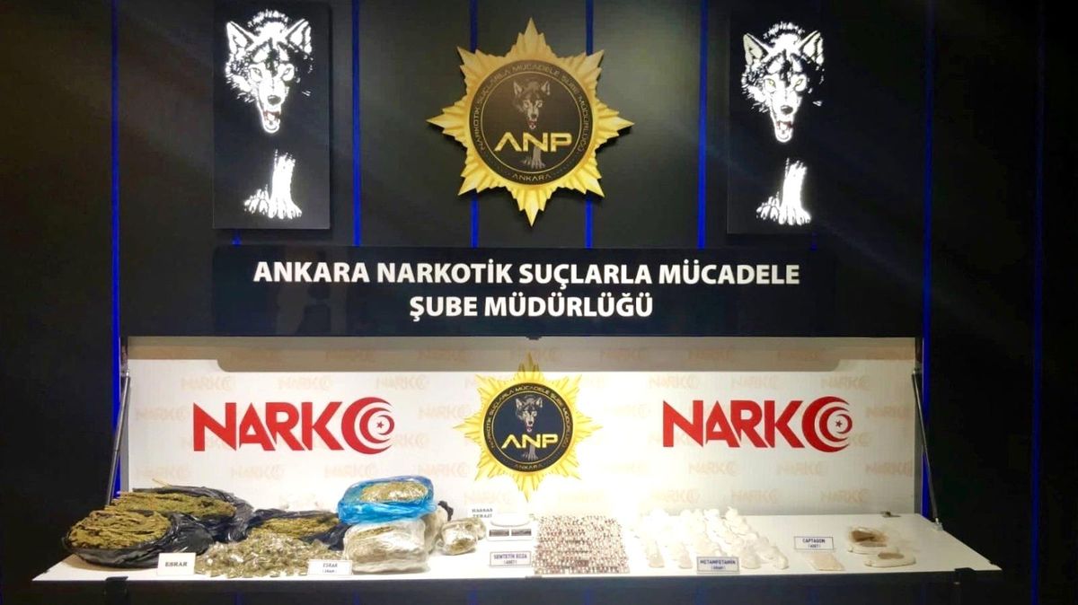 Ankara\'da 1 haftada 362 şüpheli narkotik ekiplerince gözaltına alındı