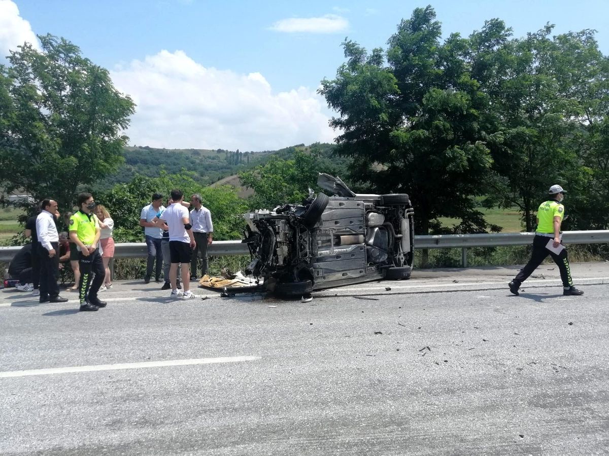 Balıkesir\'de trafik kazası 2 kişi yaralı