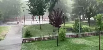 Dolu ve sağanak etkili oldu