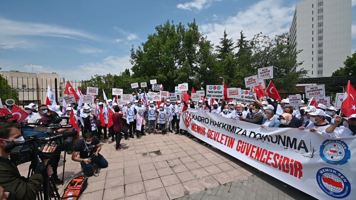 Enerji Bir-Sen, MKEK\'in statüsünün değiştirilmesine yönelik düzenlemeyi protesto etti