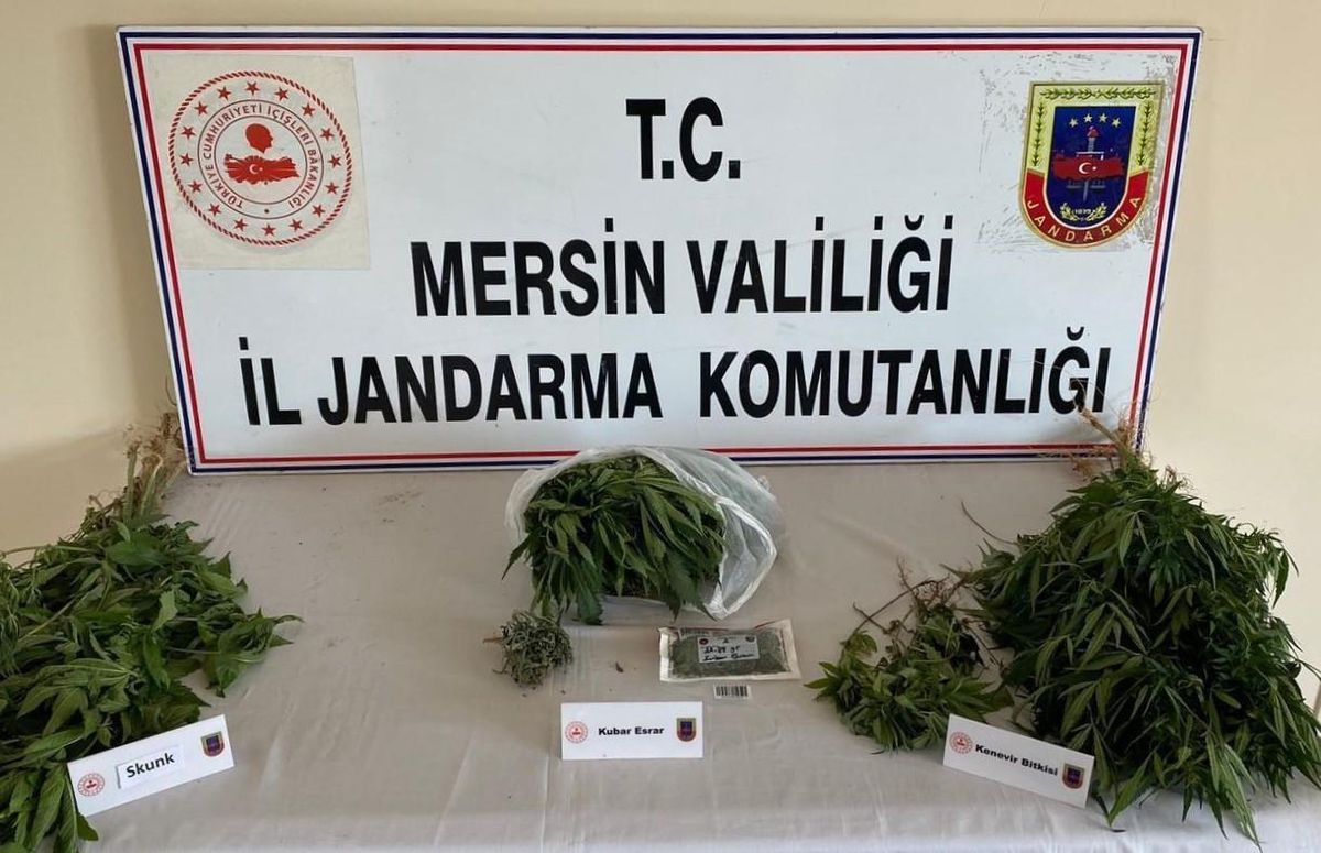 Mersin\'de uyuşturucu operasyonunda 2 şüpheli yakalandı