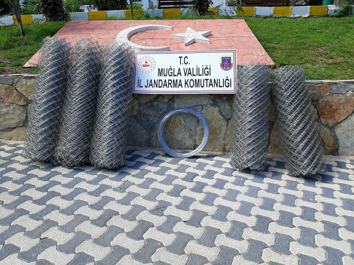 Milas\'ta tel hırsızlığı yaptığı iddiasıyla bir şüpheli yakalandı