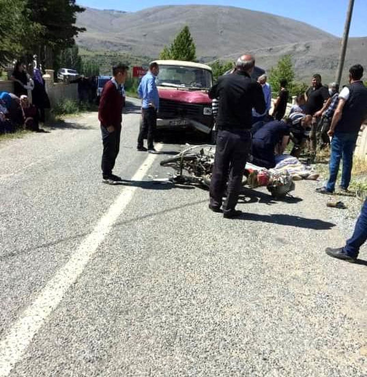 Son dakika haberleri | Minibüsle çarpışan motosiklet sürücüsü öldü