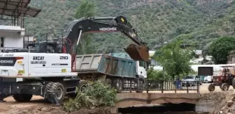 Nazilli'de sel sonrası hasar tespiti