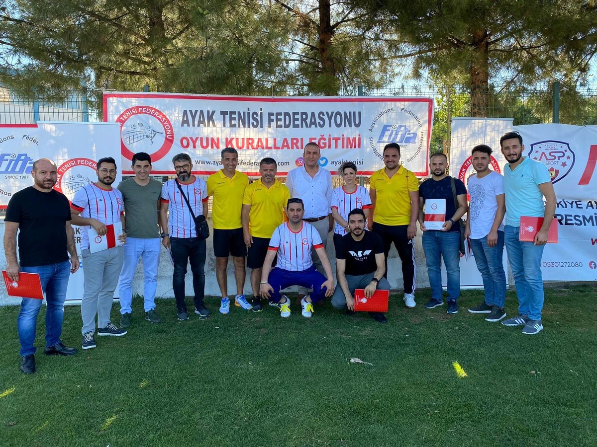 Türkiye Ayak Tenisi Federasyonu eğitim semineri Diyarbakır\'da düzenlendi