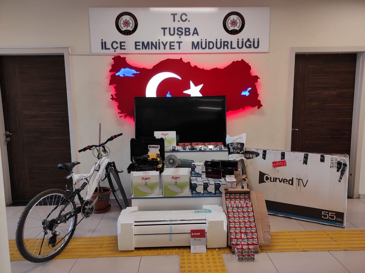 Van\'da 4 yerden hırsızlık yaptığı belirlenen şüpheli yakalandı