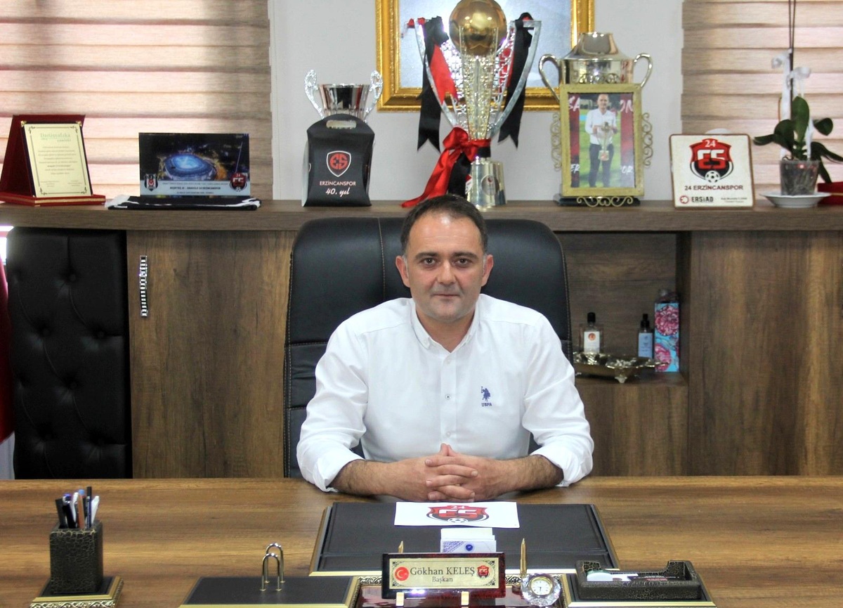 24Erzincanspor Kulüp Başkanı Gökhan Keleş, genel kurulda yeniden aday olacağını açıkladı