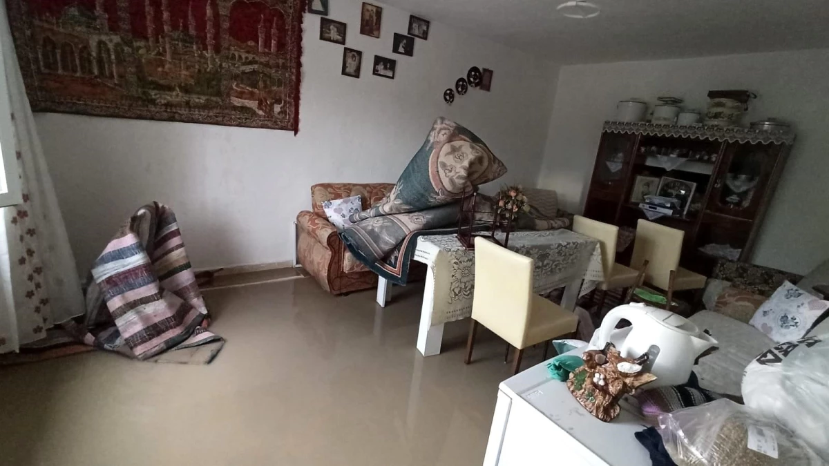 Afyonkarahisar\'da 20 ev ve 10 ahırı sel bastı