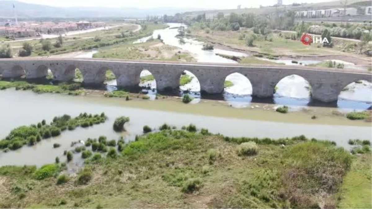 Balık ölümlerinin arttığı Kızılırmak\'ta çocukların tehlikeli oyunu