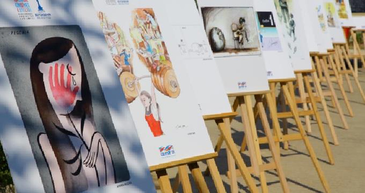 Efes\'te eşitlikçi karikatür sergisi açıldı