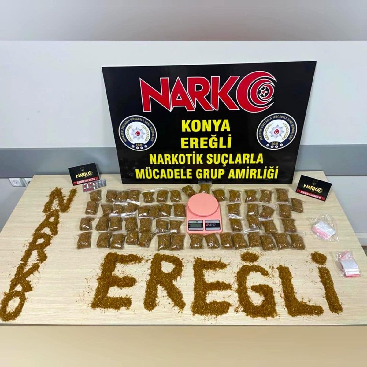 Konya\'da uyuşturucu ve kaçak tıbbi ilaç ele geçirildi