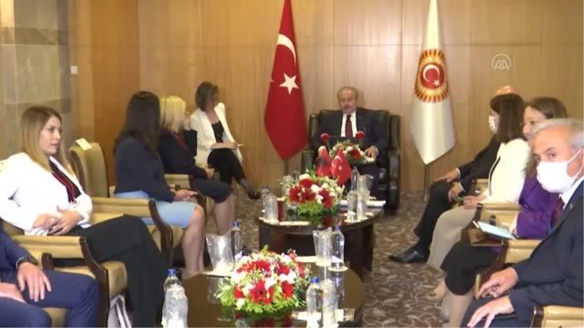 TBMM Başkanı Şentop, Arnavutluk Meclis Başkanvekili Hysi\'yi kabul etti