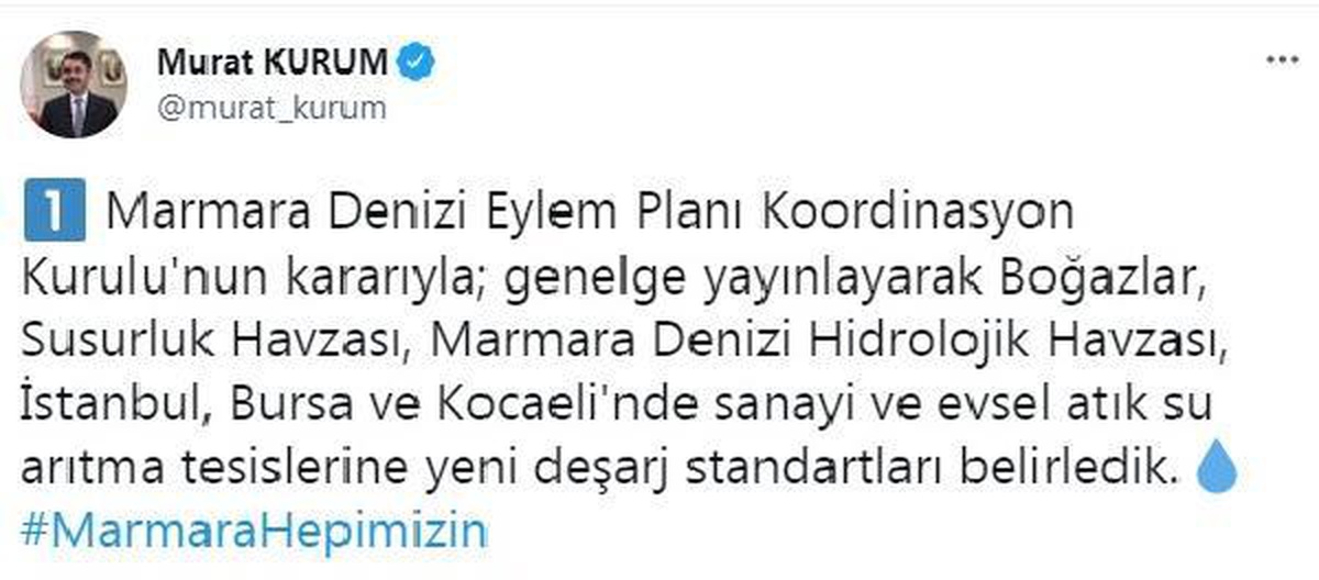 Son dakika haberleri: Bakan Kurum: Müsilaj seferberliğimizi hep birlikte sürdürüyoruz