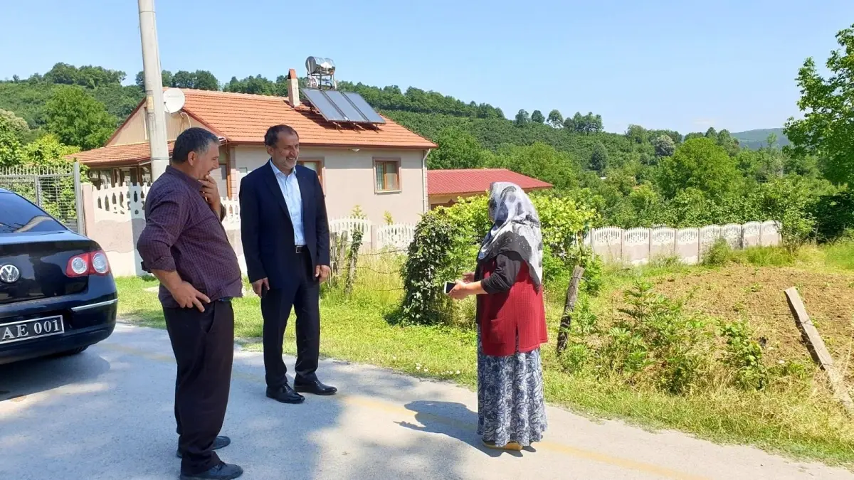 Başkan Şahin yerinde dinliyor