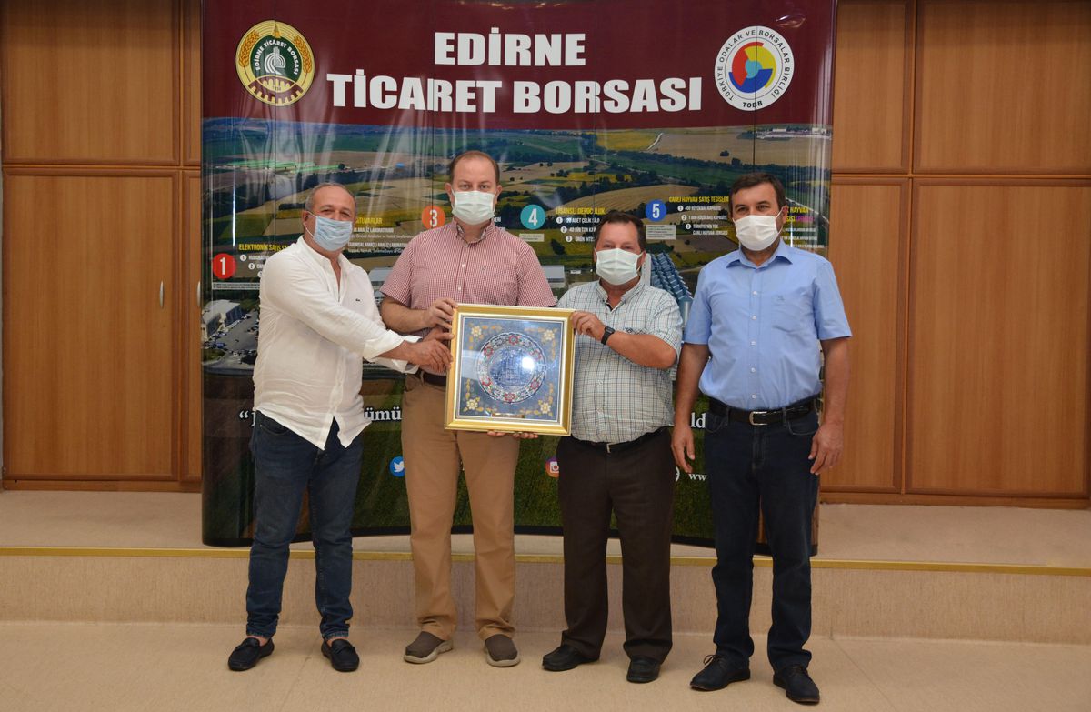 Edirne Ticaret Borsası\'nda yeni mahsul buğday kilogramı 5,046 liradan işlem gördü