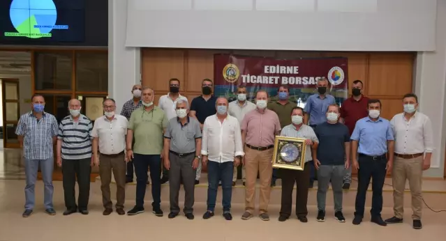 Edirne Ticaret Borsası'nda yeni mahsul buğday kilogramı 5,046 liradan işlem gördü