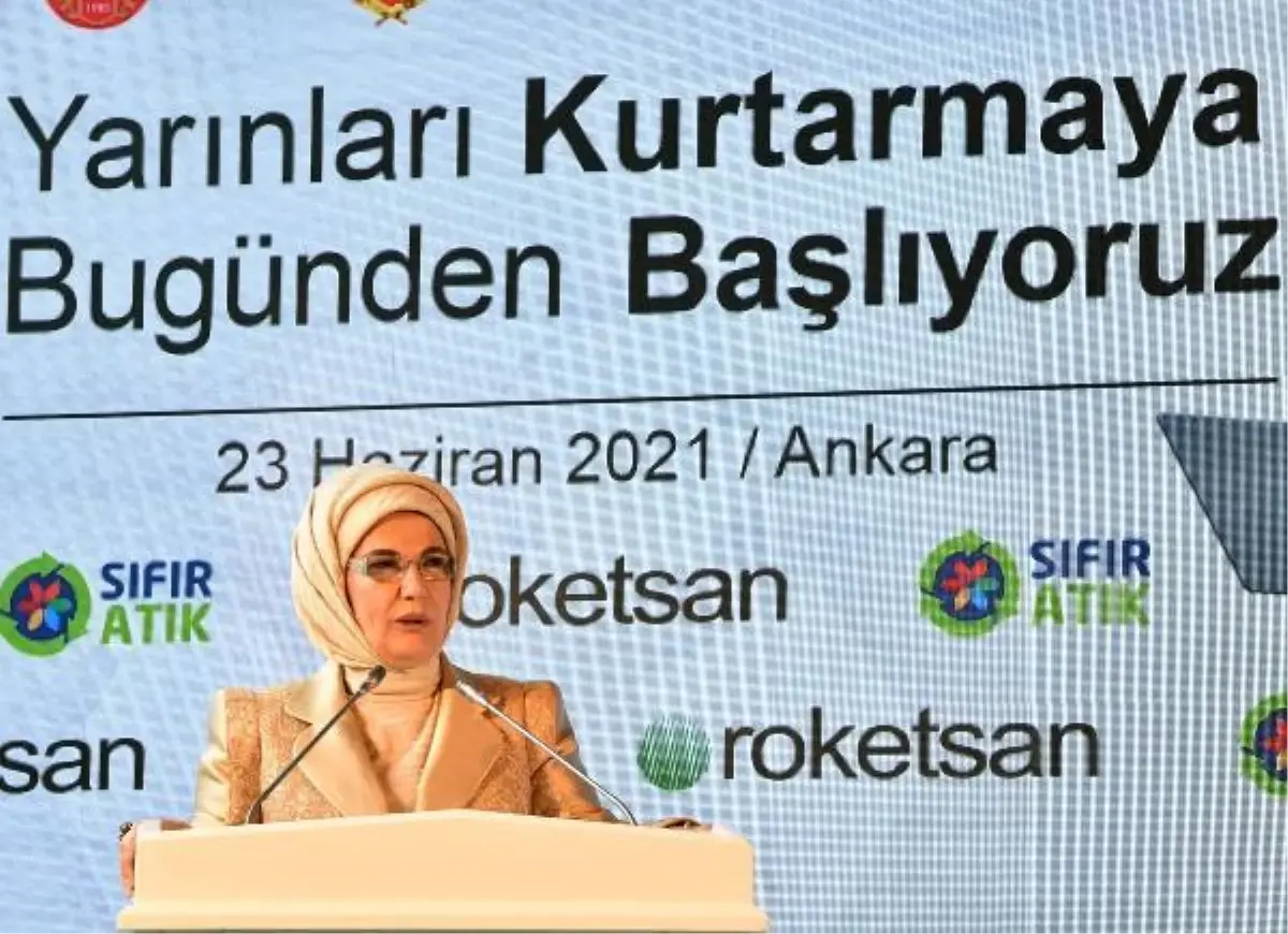 Son dakika haberi: Emine Erdoğan: 24,2 milyon ton geri kazanılabilir atık işlenerek ekonomiye kazandırıldı