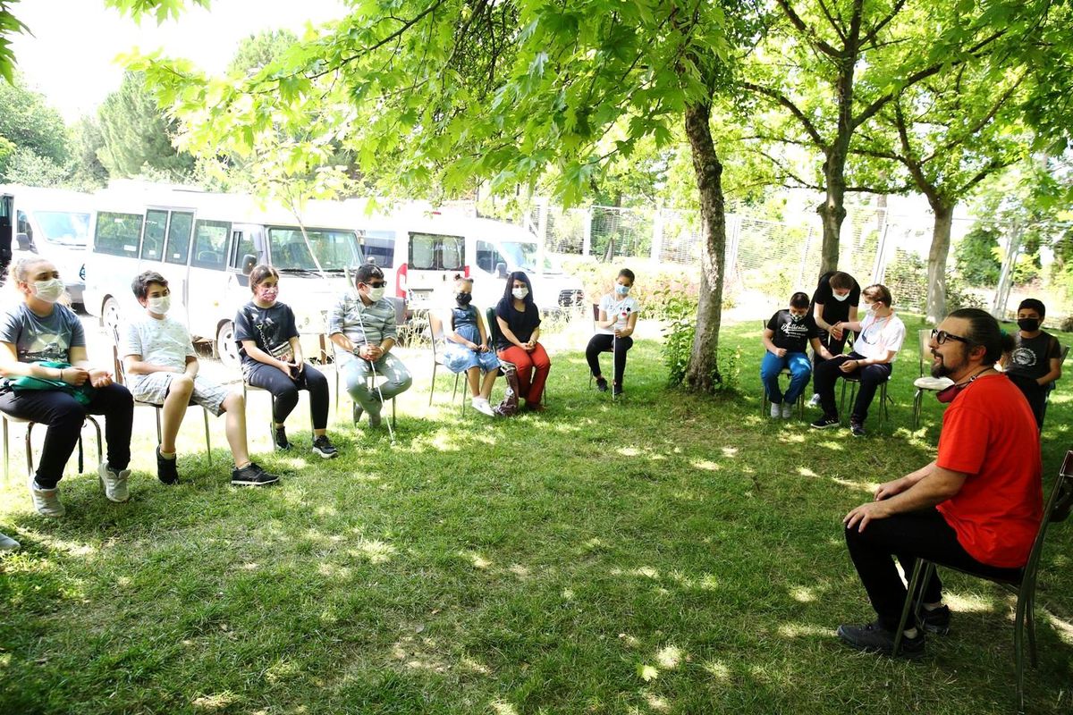 Engelli çocuklara "Beden Perküsyonu Atölyesi"