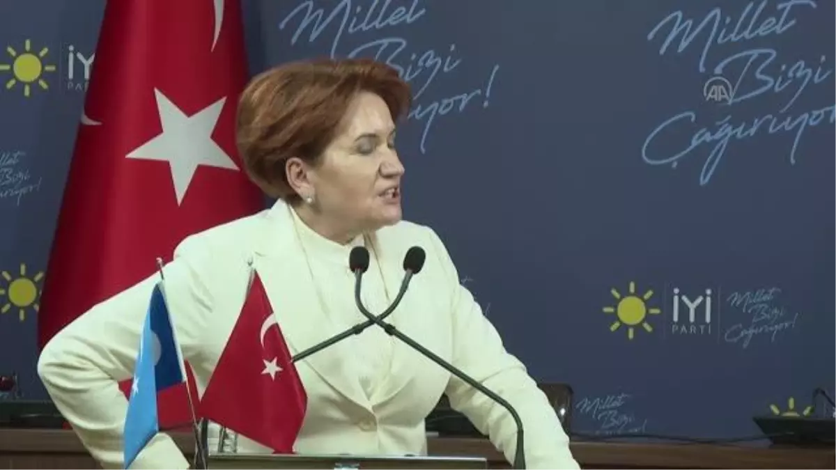 İYİ Parti Genel Başkanı Akşener, Hayalimdeki Doğu Türkistan Resim Yarışması Ödül Töreni\'ne katıldı