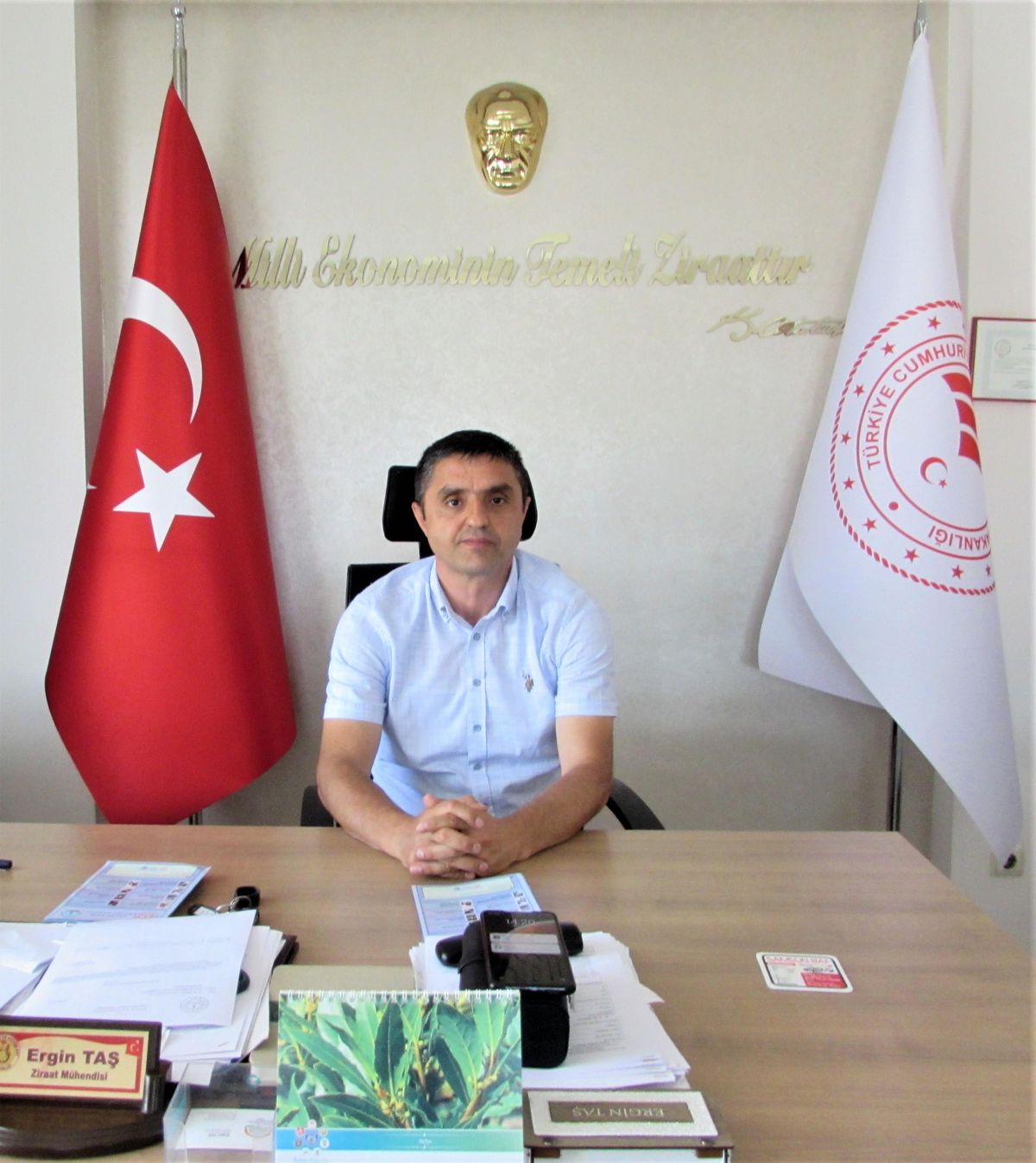 Kavak Tarım ve Orman İlçe Müdürü Taş, çiftçilere patates böceği ile mücadele yöntemlerini anlattı