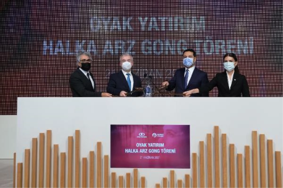 OYAK Yatırım\'ın halka arz \'gong töreni\' Borsa İstanbul\'da yapıldı