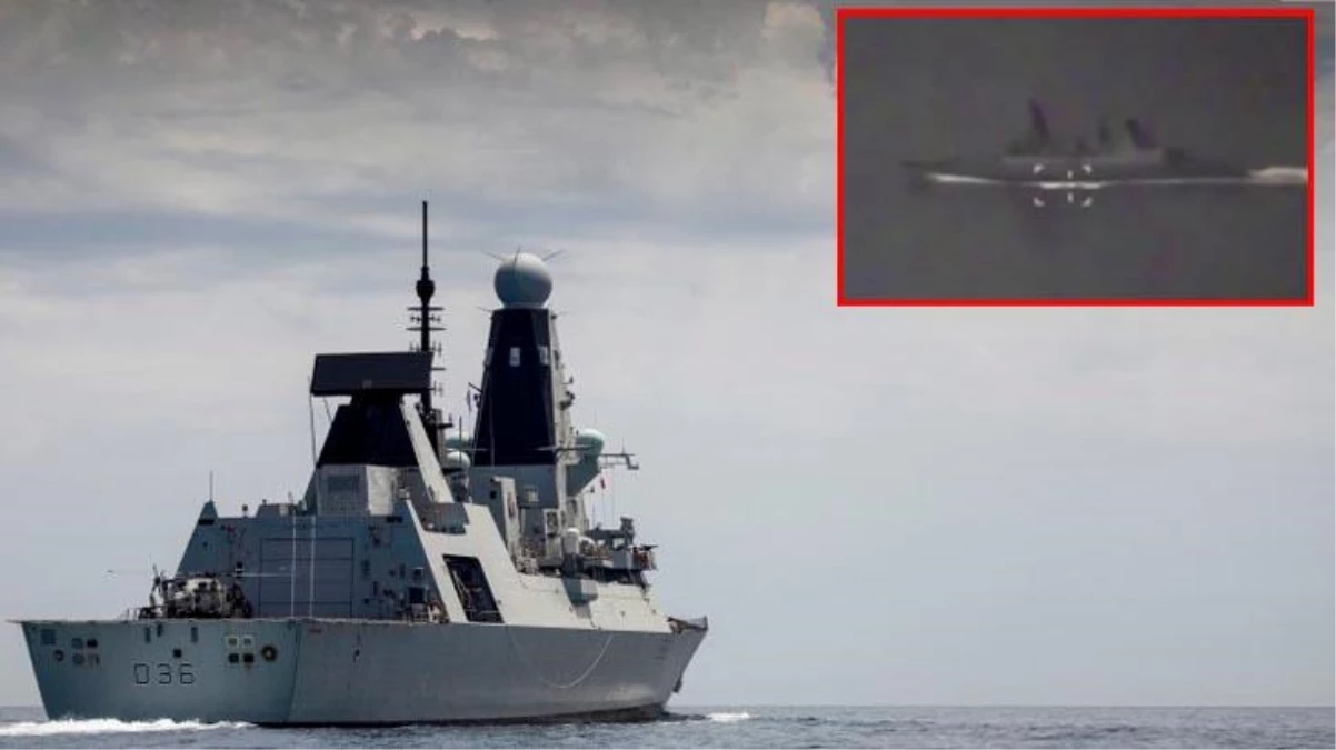 Rusya, İngiliz savaş gemisinin görüntülerini yayınladı, ateş açılan anlar videoda yer almadı