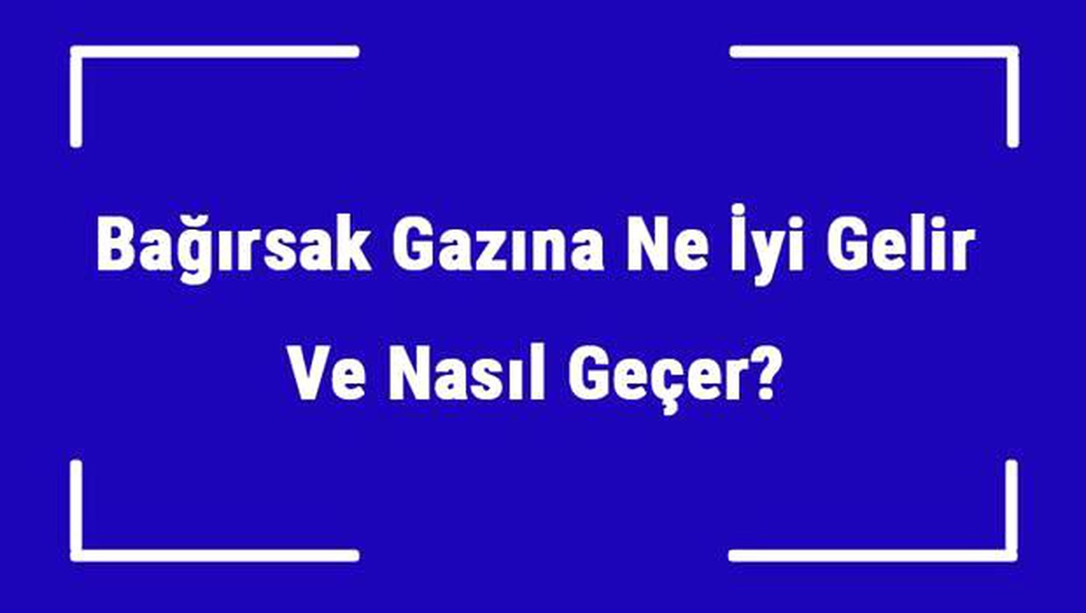 Bağırsak Gazına Ne İyi Gelir ve Nasıl Geçer? Bağırsak Gazı Nedenleri ve Tedavisi