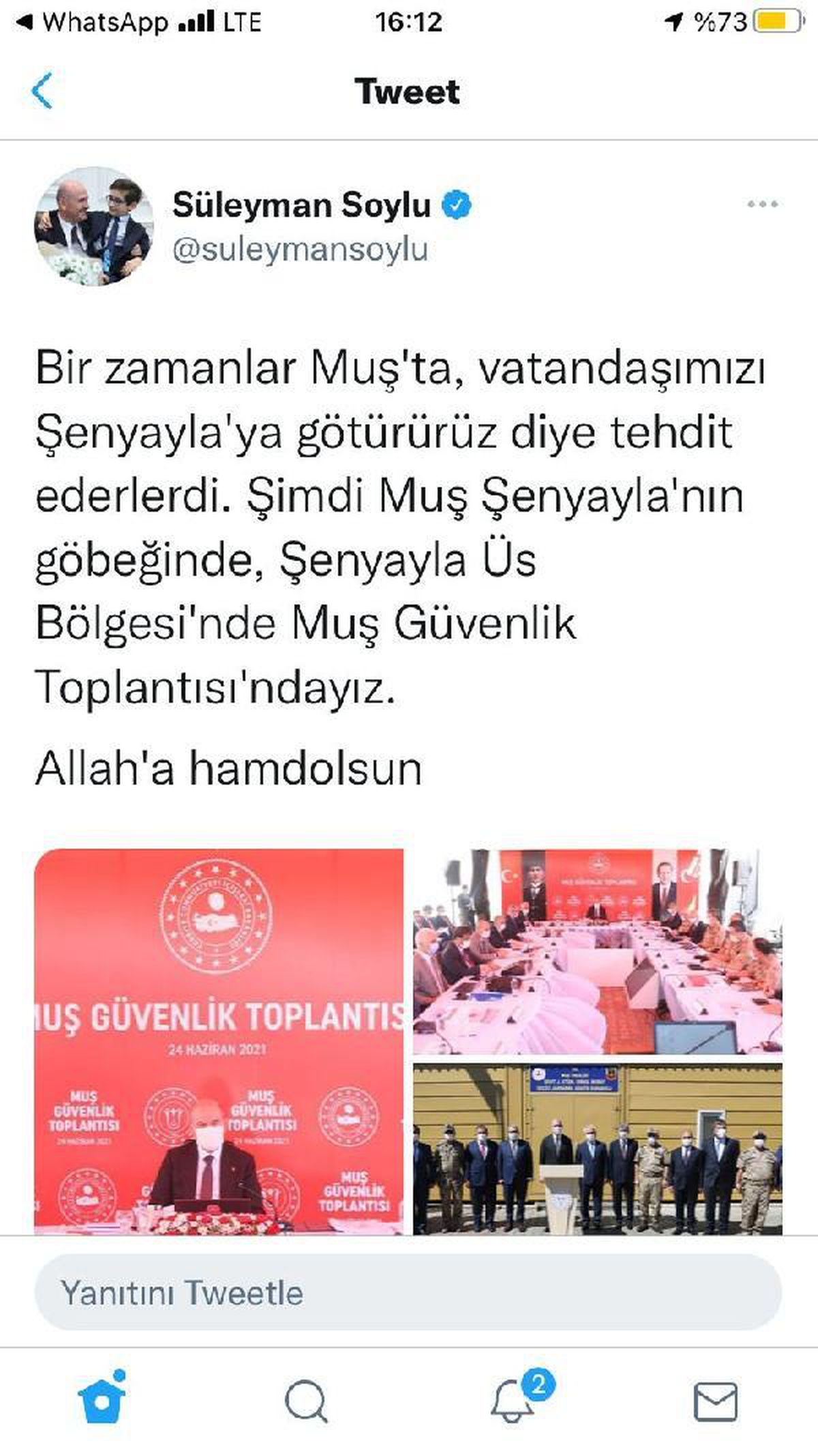 Bakan Soylu, Şenyayla Üs Bölgesi\'nde güvenlik toplantısı yaptı (2)