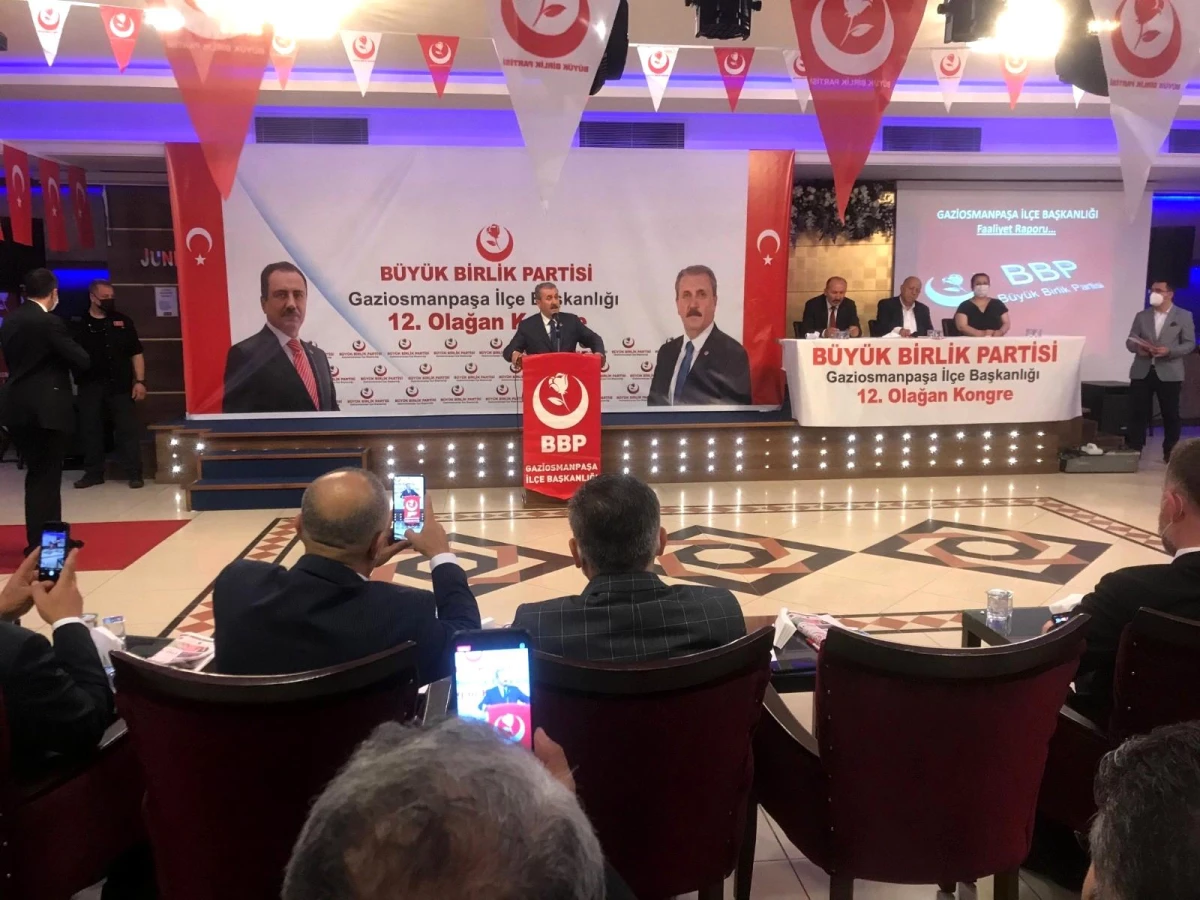 BBP Genel Başkanı Mustafa Destici: "Biz HDP, PKK\'nın partisi olduğu için kapatılsın diyoruz"