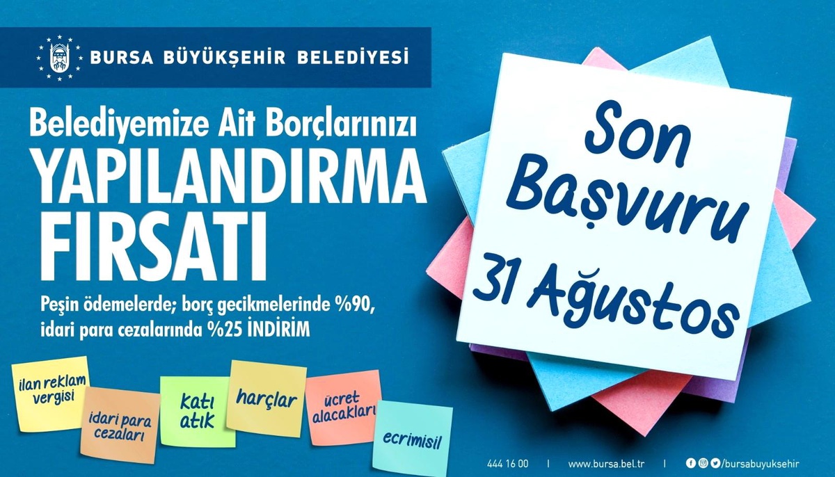 Borçlarınızı yapılandırma fırsatını kaçırmayın