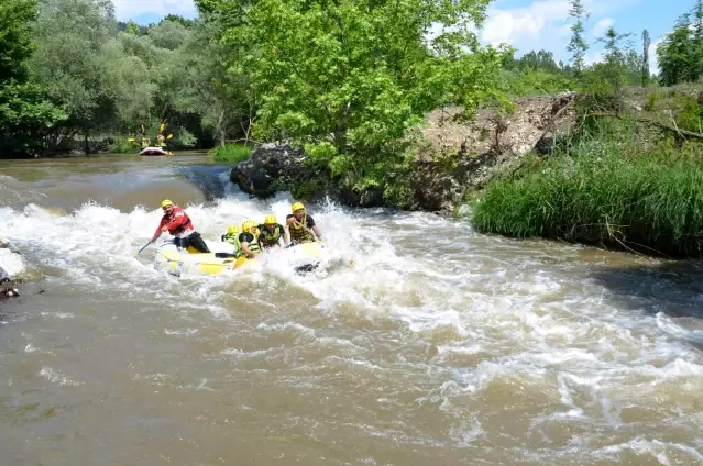 Bursa'da rafting heyecanı