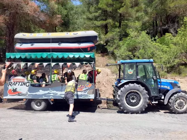 Bursa'da rafting heyecanı