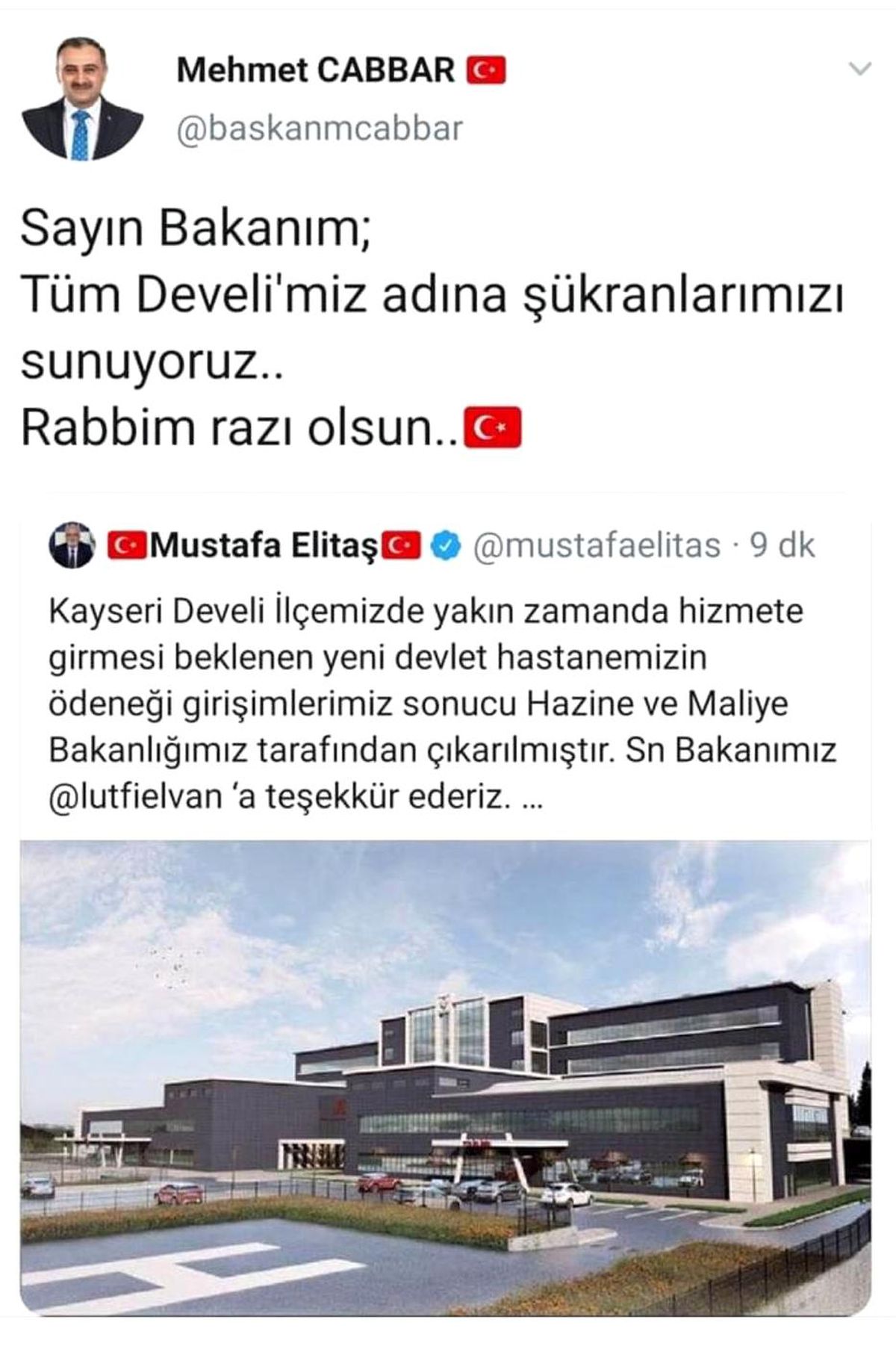 Cabbar ve Turan\'dan \'hastane\' teşekkürü