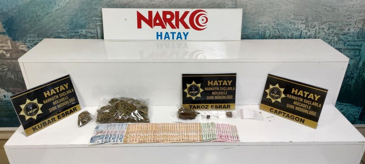Son dakika haber! Hatay\'da uyuşturucu operasyonu