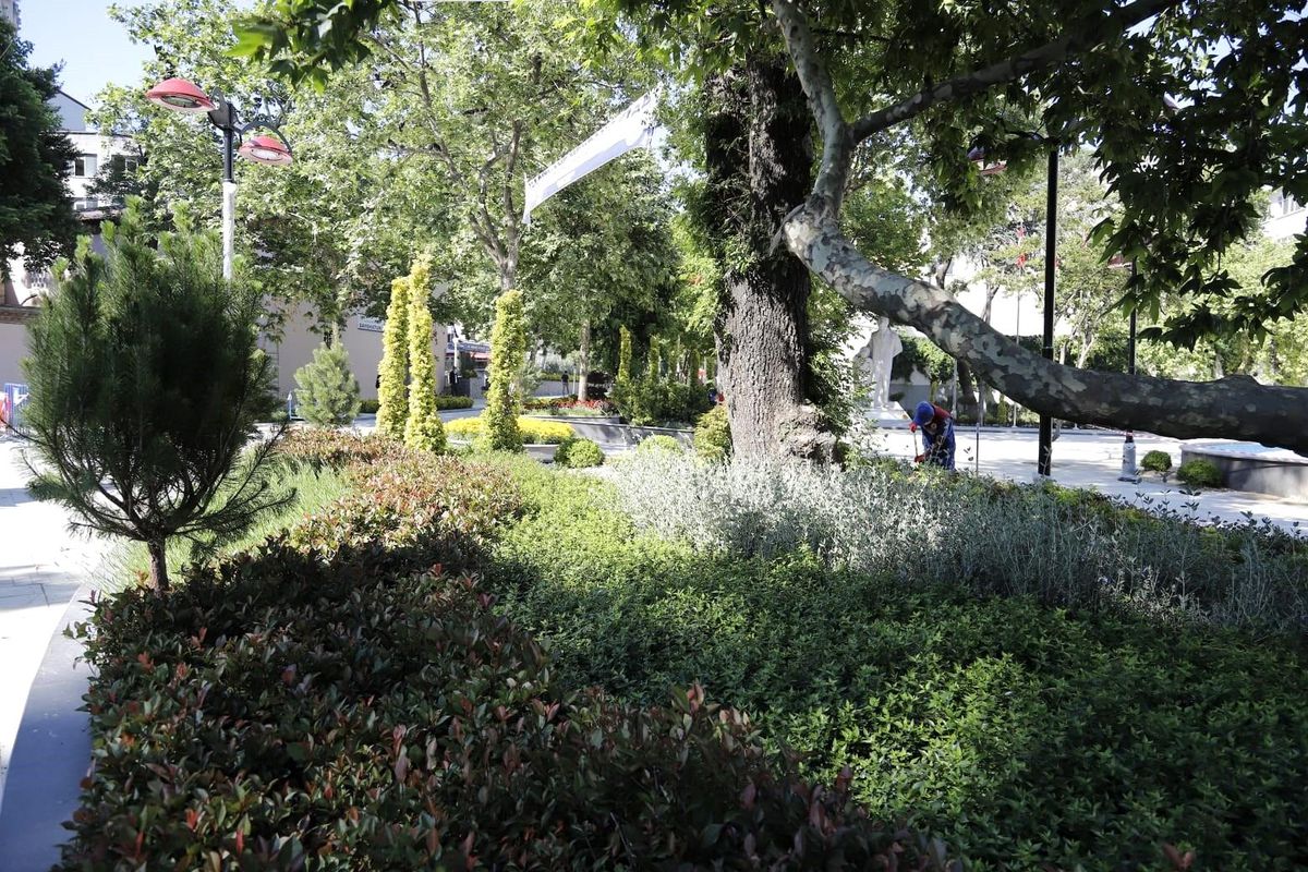 Kağıthane\'ye 24 bin metrekarelik botanik meydan