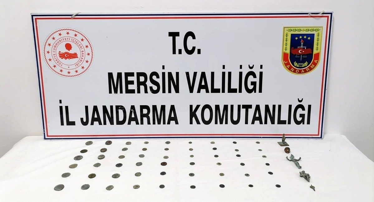 Mersin\'de Roma ve Bizans dönemine ait tarihi eserler ele geçirildi