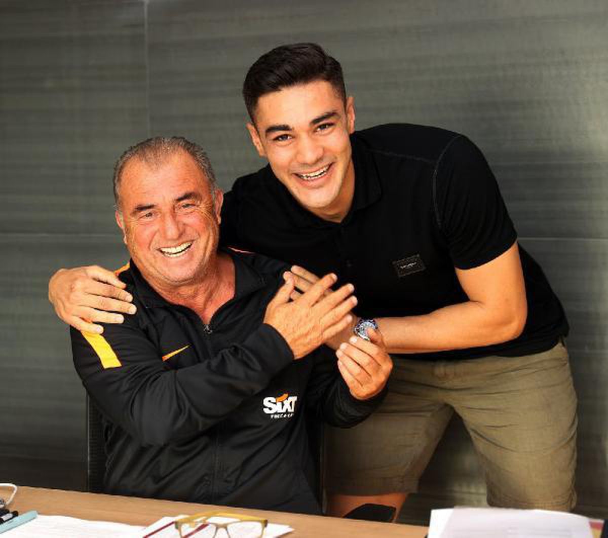 Ozan Kabak\'tan Fatih Terim\'e ziyaret