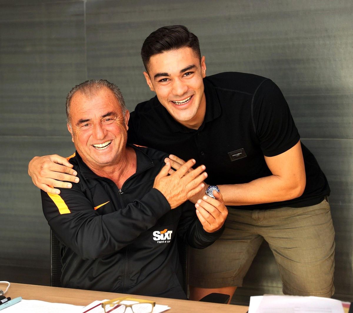 Ozan Kabak\'tan Fatih Terim\'e ziyaret