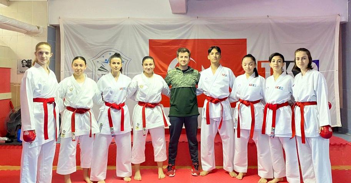 Tavşanlı Karate Okulu sporcularının hedefi büyük