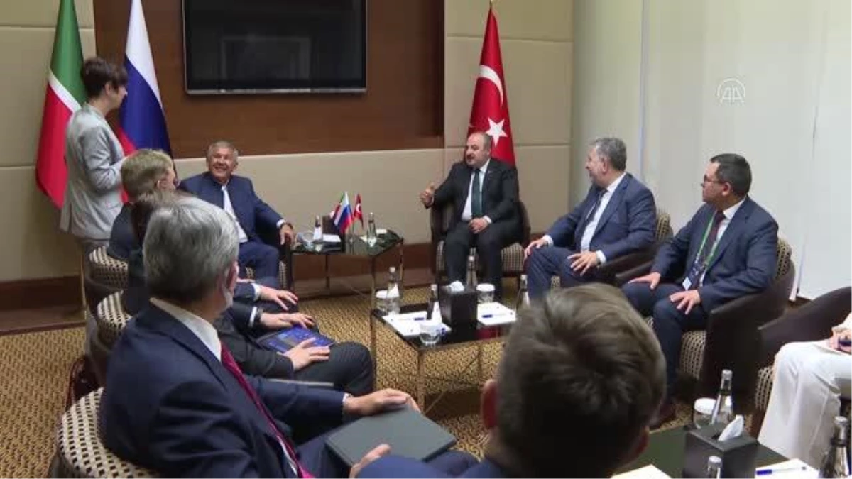 Bakan Varank, Tataristan Cumhuriyeti Cumhurbaşkanı Minnihanov ile görüştü Açıklaması