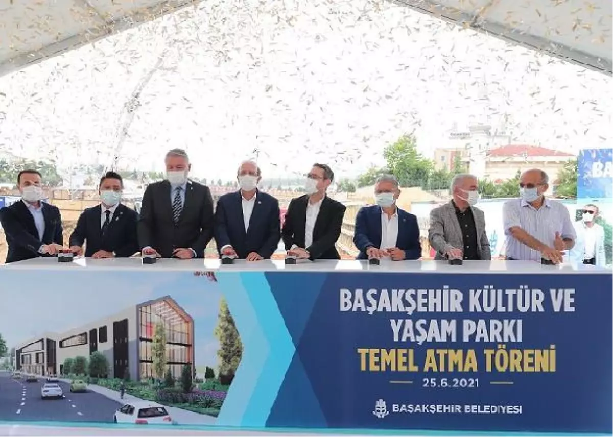 Başakşehir Kültür ve Yaşam Parkı\'nın temeli atıldı