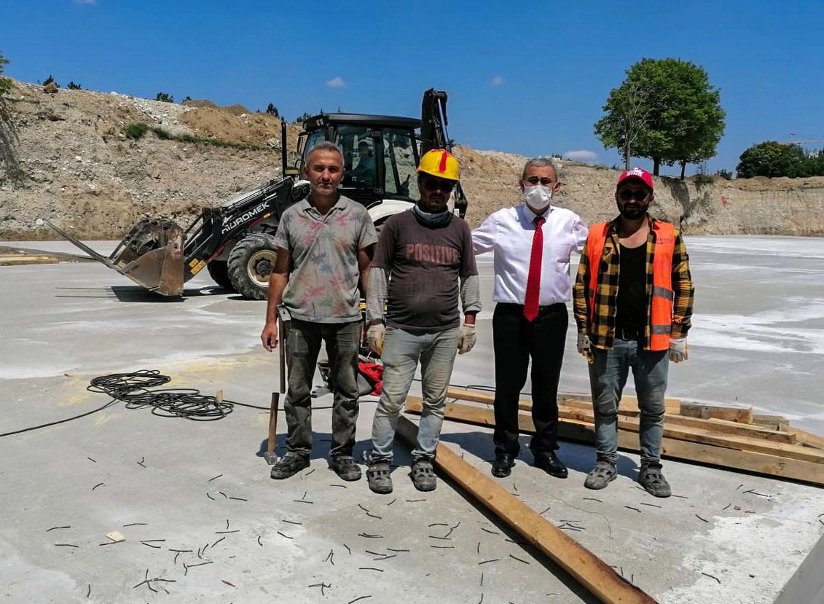 Başkan Işık, Millet Bahçesi inşaatını inceledi