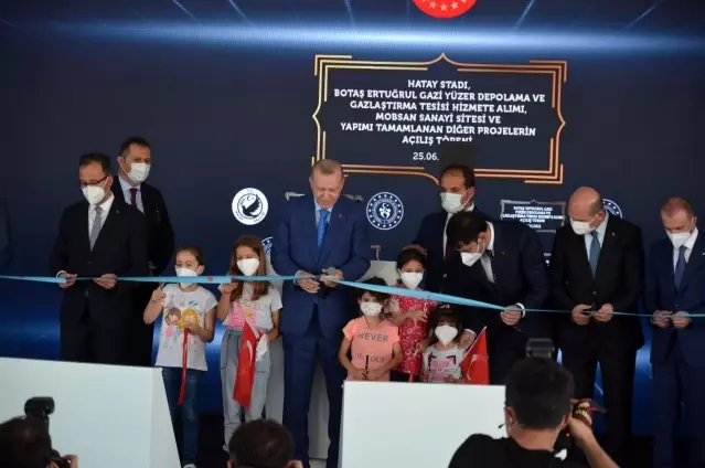 Erdoğan Hatay'da dev projeleri hizmete açtı